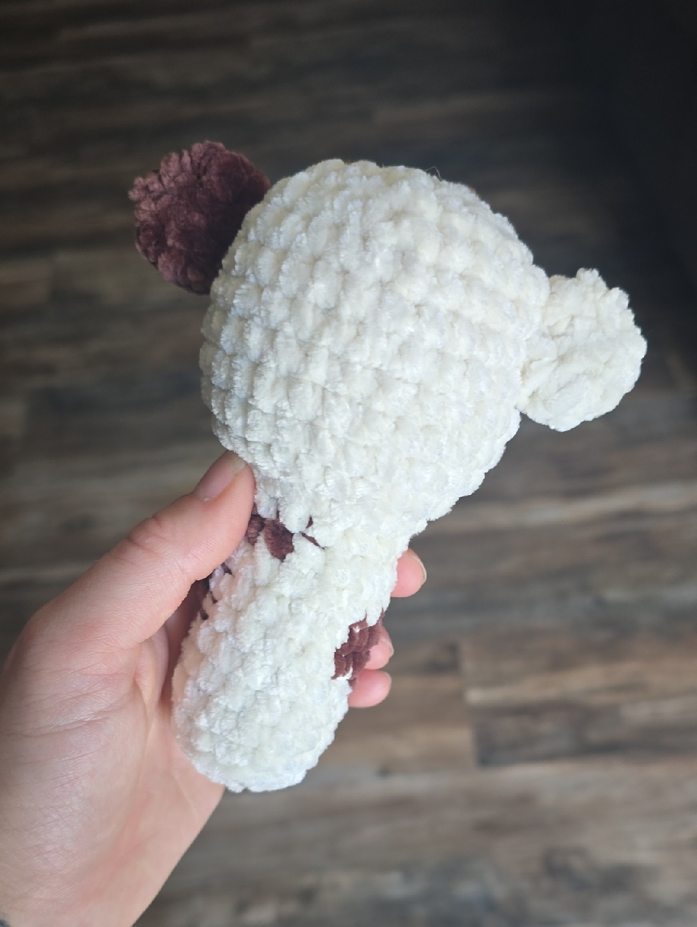 Crochet Cow Rattle - Picture 3 of 3